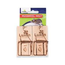 Luxan muizenval hout 2x