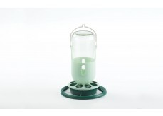 Fauna flessenhouder groen glazen of plastic pot
