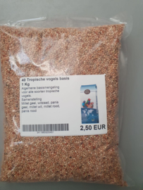 Deli nature 40 Tropische vogels basis 1 kg.