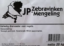 Jp Zebravinken mengeling 20kg