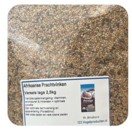 Prestige Premium afrikaanse  prachtvinken 2,5kg