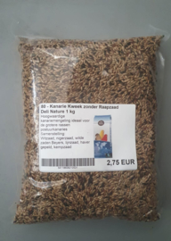 Deli nature 80 - Kanarie kweek zonder raapzaad 1kg