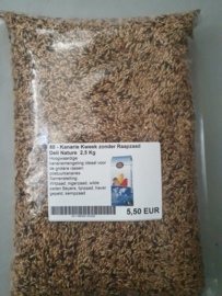 Deli nature 80 - Kanarie kweek zonder raapzaad 2,5Kg