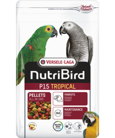 Nutribird P15 Tropical papegaai 1kg