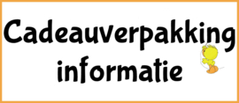 Cadeauverpakking informatie