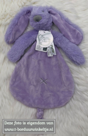Knuffeldoekje Richie Lilac geborduurd met naam
