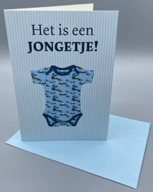 Kaartje Een zoon/jongen