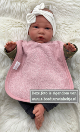 Slab Sandstone Pink geborduurd met naam