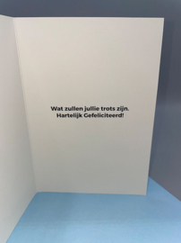 Kaartje Een zoon/jongen