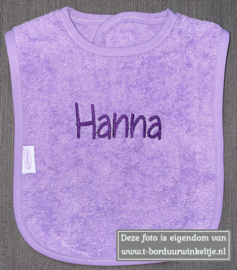 Slab Lavendel geborduurd met naam