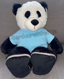 Sole Mates Panda met naam op shirt & datum op voetjes