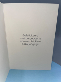 Kaartje Een zoon/jongen