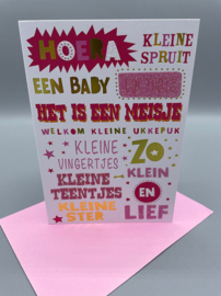 Kaartje Een dochter/meisje