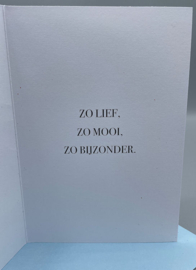 Kaartje Een zoon/jongen