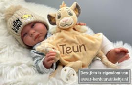 Speendoek Simba geborduurd met naam