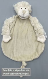 Tutdoek slingeraap Cream geborduurd met naam