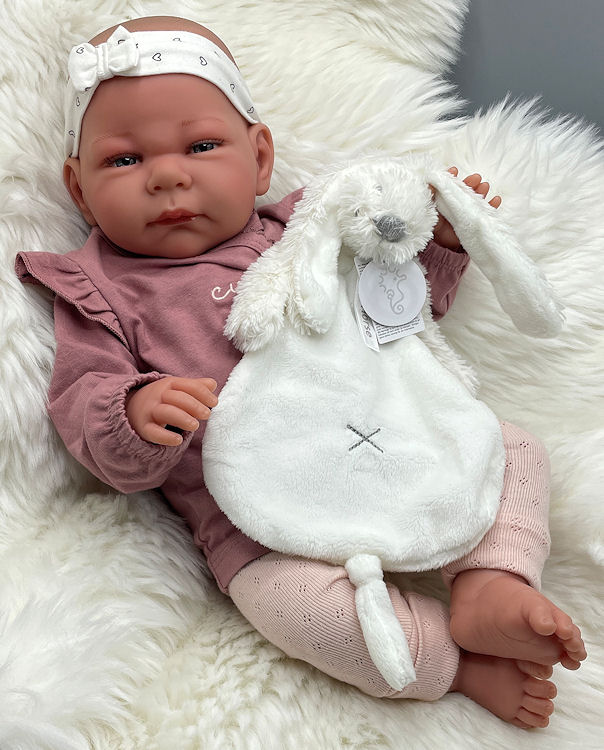 Knuffeldoekje Richie Ivory geborduurd met naam