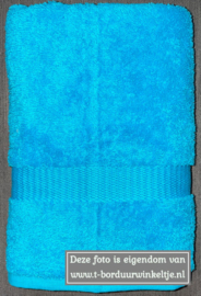 Handdoek Turquoise geborduurd met naam