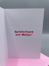 Kaartje Een dochter/meisje