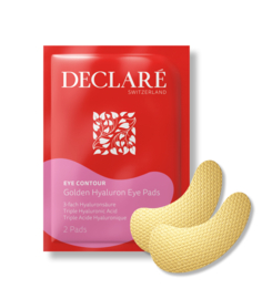 ** NIEUW ** Declaré Golden Hyaluron Eye Pads, 2 pads in een sachet