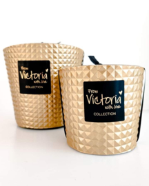 Xmas collection 2021 GOLD (From Victoria With Love) geurkaars