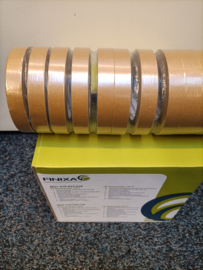 Schilderstape Finixa 19mm bruin - 48 rollen!