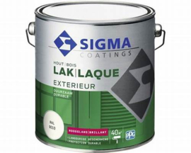 Sigma Lak Exterieur Hoogglans - 2,5 liter - Ral 9010