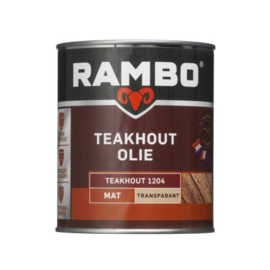 Rambo Teak Olie Transparant Mat - 750ml