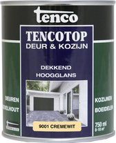 Tencotop Deur & Kozijn Hoogglans - 750ml - Ral 9001 Cremewit
