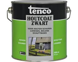 Tenco Houtcoat Zwart - 2,5 liter