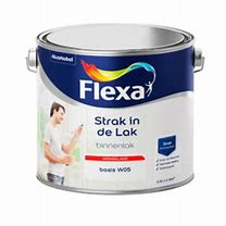 Flexa Strak in de Lak - Binnenlak Hoogglans  - 2,5 ltr - Ral 9001