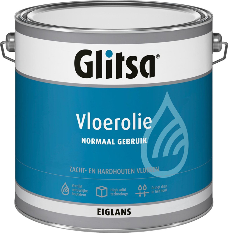 Glitsa Vloerolie Eiglans - Blank - 2,5 liter