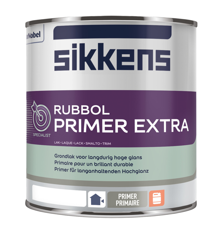 Sikkens Rubbol Primer Extra - 2,5 ltr - Wit of lichte kleur