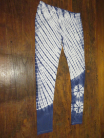 Legging Tie Dye Blauw/wit2