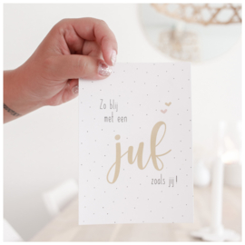 KAART | Zo blij met een juf zoals jij!