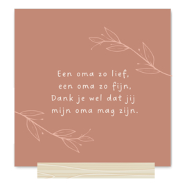 FOREX TEGELTJE | Een oma zo lief..