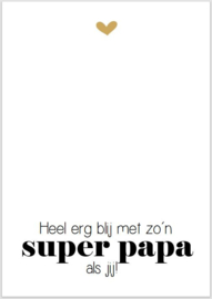 DIY - POSTER PAPA | Hand/voet afdruk