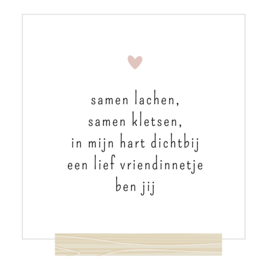 FOREX TEGELTJE | Lief vriendinnetje