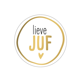 STICKER | Lieve juf (5 stuks)