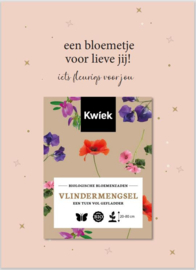 KAART  BLOEMENZAADJES | Een bloemetje voor lieve jij