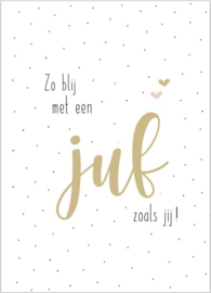 KAART | Zo blij met een juf zoals jij!