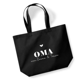 ZWARTE SHOPPER | Mama/oma van..