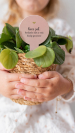 PLANTENPRIKKER OUD ROZE | Bedankt dat je mij hielp groeien!
