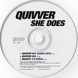 Quivver - She does (CD Maxi Single)