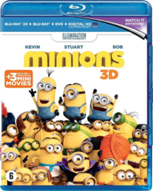 Minions 3D (Blu-ray 3D + Blu-ray + digital HD