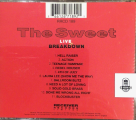 Sweet - Breakdown: Live (CD)