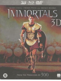 Immortals 3D (DVD, Blu-ray & 3D Blu-ray) (Steelcase)