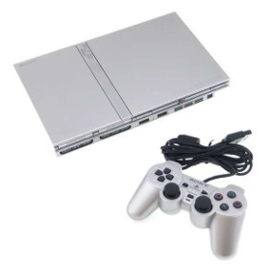 PS2 Console silver (Slim)