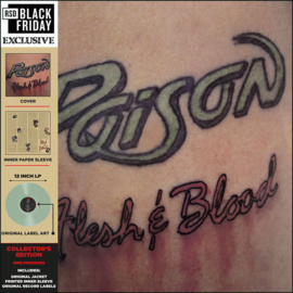 Poison - Flesh & blood (Coke Bottle Clear vinyl)