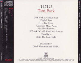 Toto - Turn back (Gold Face Edition (Pre-Emphasis))